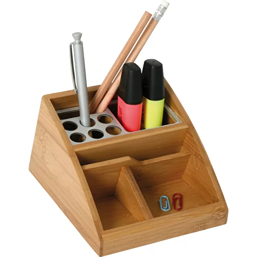 Support de bureau M, bambou/alu, Image 2