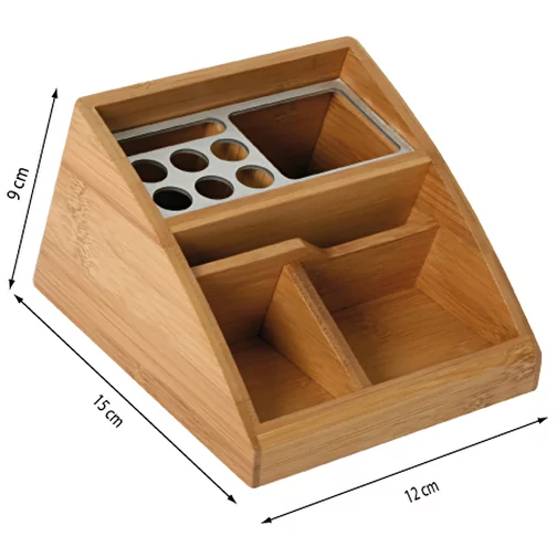 Support de bureau M, bambou/alu, Image 3
