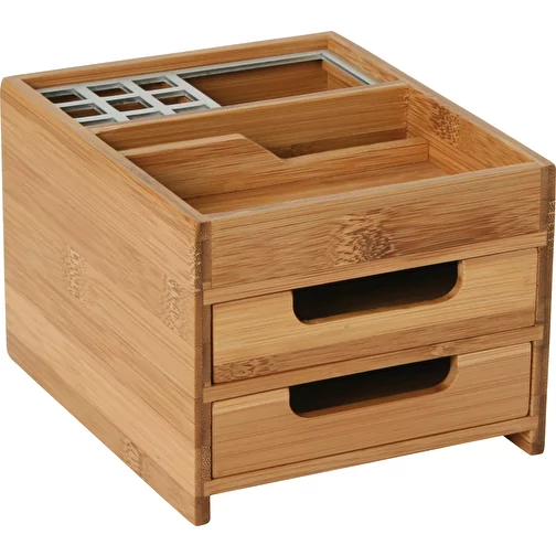 Boîte de bureau M bambou/alu, Image 1