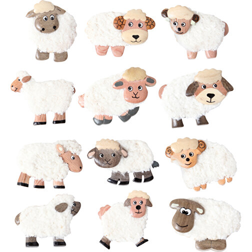 Mini-Aimant Mouton (9g) comme goodies d'entreprise Sur