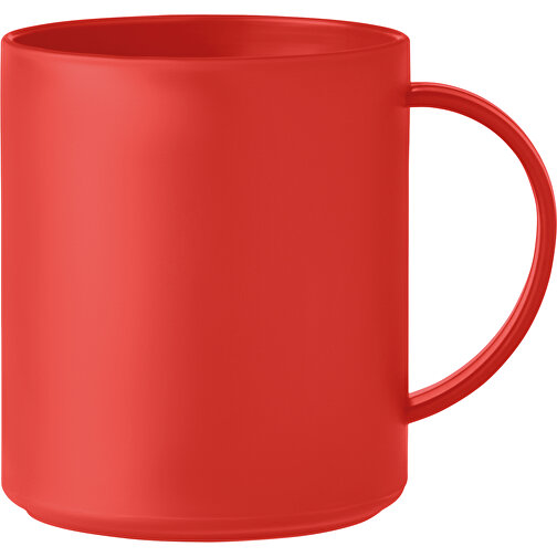 Monday , rot, Kunststoff, 10,00cm x 8,50cm (Länge x Breite), Bild 1