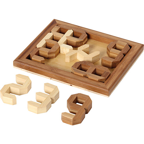 0-9-Puzzle , , 14,50cm x 1,70cm x 12,00cm (Länge x Höhe x Breite), Bild 2