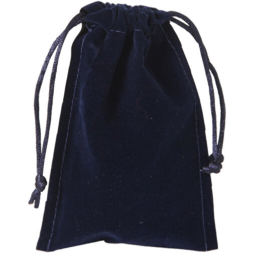 Bolsa de terciopelo grande azul, Imagen 1