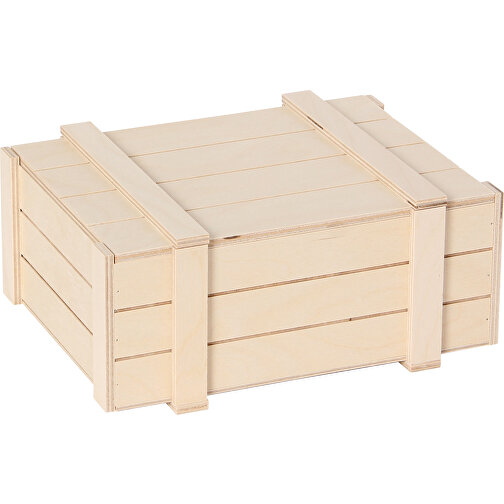 Caja de madera natural 23x17x9 cm, Imagen 1