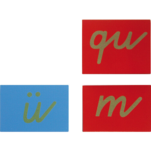Sandpapierkleinbuchstaben Kursiv , , 20,00cm x 16,00cm x 16,00cm (Länge x Höhe x Breite), Bild 1