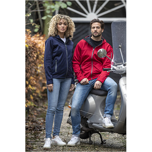 Match Softshelljacke Für Herren , navy, Single jersey Strick 90% Polyester, 10% Elastan, 360 g/m2, Bonding, Microfleece 100% Polyester, L, , Bild 5