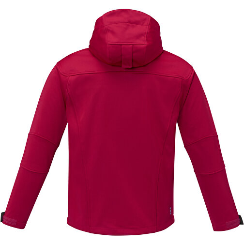 Match Softshelljacke Für Herren , rot, Single jersey Strick 90% Polyester, 10% Elastan, 360 g/m2, Bonding, Microfleece 100% Polyester, XL, , Bild 4