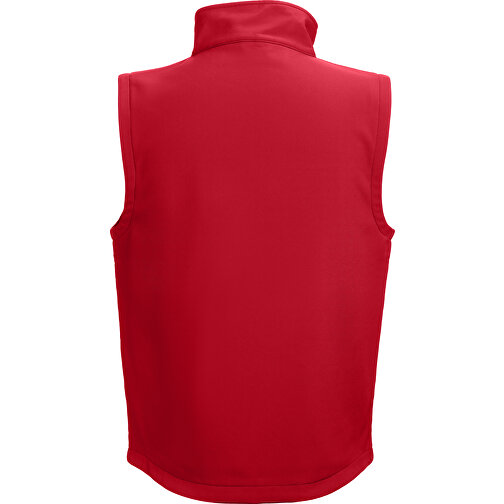 THC BAKU. Unisex Softshell-Weste , rot, Polyester, XL, 75,00cm x 61,00cm (Länge x Breite), Bild 2