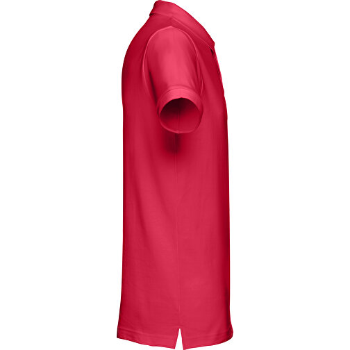THC DHAKA. Herren Poloshirt , rot, 100% Baumwolle, M, 72,00cm x 50,00cm (Länge x Breite), Bild 3
