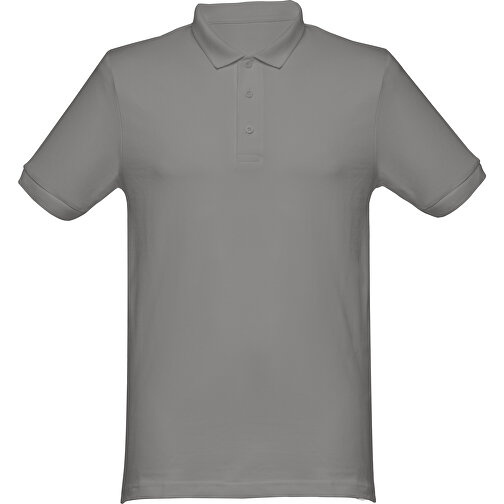 THC MONACO. Herren Poloshirt , grau, 100% Baumwolle, XXL, 77,50cm x 61,00cm (Länge x Breite), Bild 1