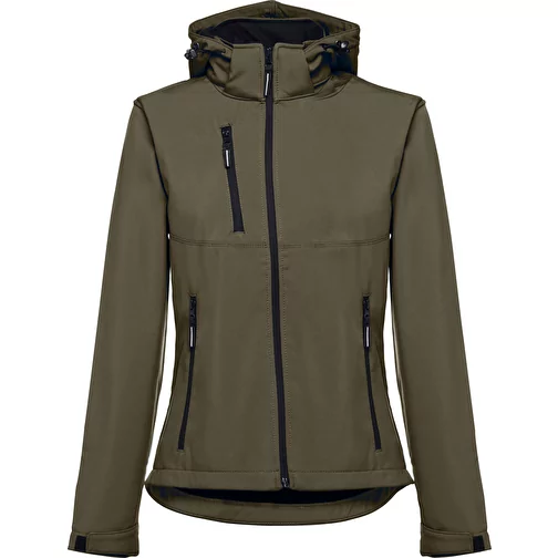 THC ZAGREB WOMEN. Softshell pour femme, avec capuche amovible, Image 1