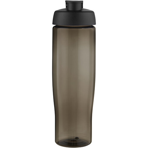 H2O Active® Eco Tempo 700 Ml Sportflasche Mit Klappdeckel , schwarz / kohle, PCR Kunststoff, PP Kunststoff, 23,70cm (Höhe), Bild 3
