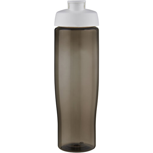 H2O Active® Eco Tempo 700 Ml Sportflasche Mit Klappdeckel , weiß / kohle, PCR Kunststoff, PP Kunststoff, 23,70cm (Höhe), Bild 3