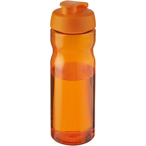 H2O Active® Base 650 Ml Sportflasche Mit Klappdeckel , orange, PET Kunststoff, PP Kunststoff, 22,10cm (Höhe), Bild 1