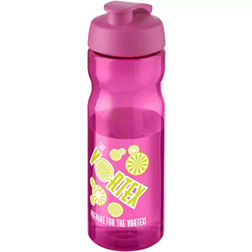 Bouteille de sport H2O Active® Base 650ml avec couvercle à clapet, Image 2