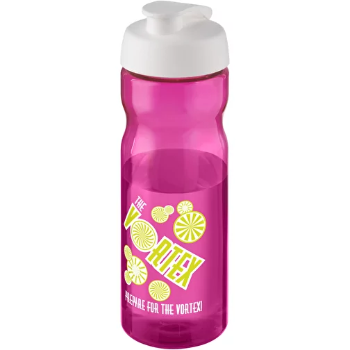 Bouteille de sport H2O Active® Base 650ml avec couvercle à clapet, Image 2