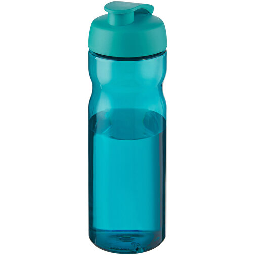 H2O Active® Base 650 Ml Sportflasche Mit Klappdeckel , aquablau, PET Kunststoff, PP Kunststoff, 22,10cm (Höhe), Bild 1