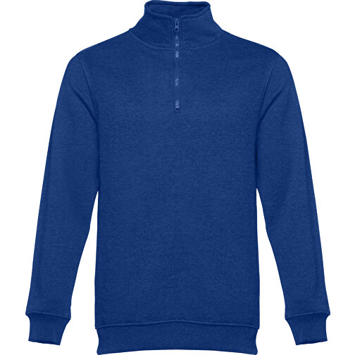 THC BUDAPEST. Unisex Sweatshirt , königsblau, Baumwolle und Polyester, M, 73,00cm x 54,00cm (Länge x Breite), Bild 1