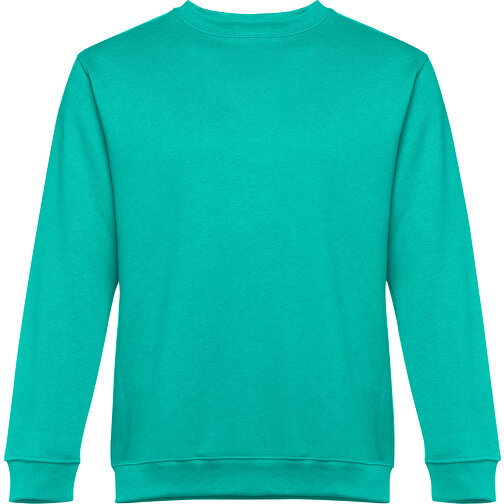 THC DELTA. Sweatshirt (unisex) Aus Baumwolle Und Polyester , türkisgrün, Baumwolle und Polyester, XXL, 75,00cm x 64,00cm (Länge x Breite), Bild 1