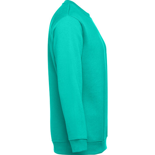 THC DELTA. Sweatshirt (unisex) Aus Baumwolle Und Polyester , türkisgrün, Baumwolle und Polyester, L, 71,00cm x 58,00cm (Länge x Breite), Bild 3
