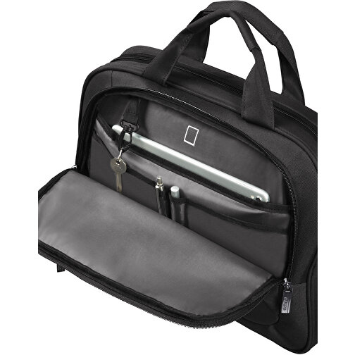 American Tourister - AT Work - Laptop Bag 13,3'-14,1' , black/orange, 100% Polyester, 30,00cm x 10,50cm x 39,00cm (Länge x Höhe x Breite), Bild 7