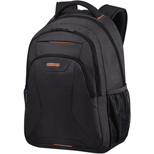 American Tourister - AT Work - Laptop Backpack 17,3' , black/orange, 100% Polyester, 52,50cm x 23,50cm x 33,50cm (Länge x Höhe x Breite), Bild 3