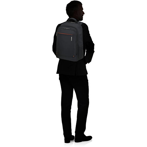 Samsonite - Network 4 - Laptop Backpack 15.6' , Samsonite, charcoal black, 100% rPET Polyester, 43,50cm x 19,50cm x 31,00cm (Länge x Höhe x Breite), Bild 12