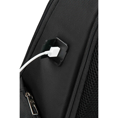 Samsonite - Vectura Evo - Laptop Backpack 15,6' , Samsonite, black, 95% POLYESTER + 5% PU, 30,00cm x 12,00cm x 41,00cm (Länge x Höhe x Breite), Bild 6