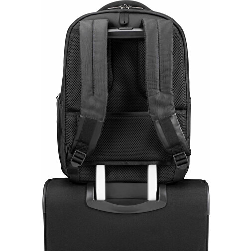 Samsonite - Vectura Evo - Laptop Backpack 14,1' , Samsonite, black, 95% POLYESTER + 5% PU, 27,50cm x 7,00cm x 37,00cm (Länge x Höhe x Breite), Bild 3