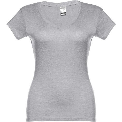 THC ATHENS WOMEN. Damen T-shirt , hellgrau melliert, 100% Baumwolle, M, 64,00cm x 44,00cm (Länge x Breite), Bild 1