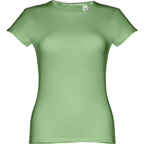 THC SOFIA. Tailliertes Damen-T-Shirt , jade-grün, 100% Baumwolle, S, 60,00cm x 41,00cm (Länge x Breite), Bild 1