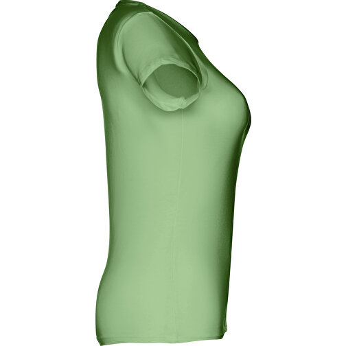 THC SOFIA. Tailliertes Damen-T-Shirt , jade-grün, 100% Baumwolle, L, 64,00cm x 47,00cm (Länge x Breite), Bild 3