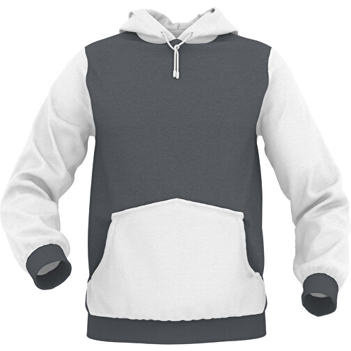 Hoodie Urban - Inkl. Individueller Gestaltung , dunkelgrau, 70% Baumwolle, 30 % Polyester, XL, , Bild 1