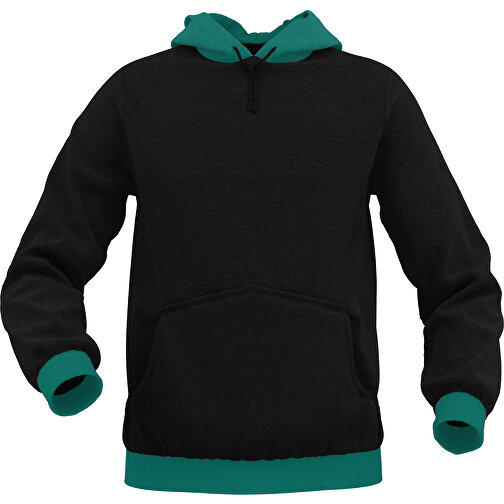 Hoodie Urban - Inkl. Individueller Gestaltung , tannengrün, 70% Baumwolle, 30 % Polyester, XL, , Bild 1