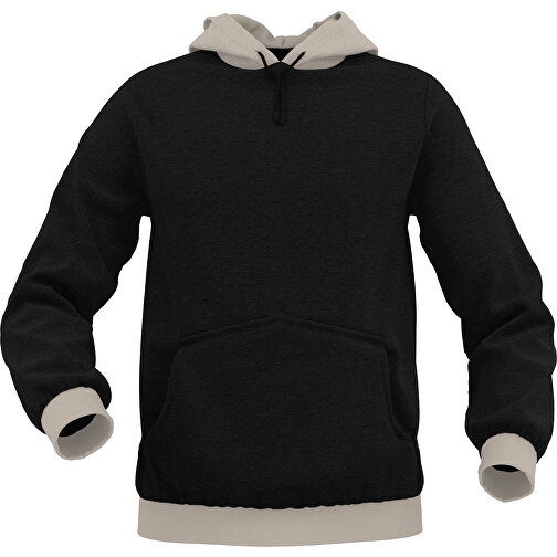 Hoodie Urban - Inkl. Individueller Gestaltung , zartgrau, 70% Baumwolle, 30 % Polyester, XL, , Bild 1