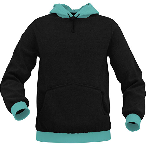 Hoodie Urban - Inkl. Individueller Gestaltung , hellgrün, 70% Baumwolle, 30 % Polyester, S, , Bild 1