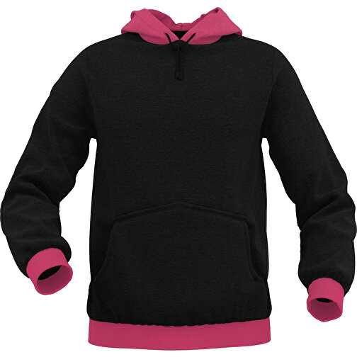 Hoodie Urban - Inkl. Individueller Gestaltung , rosa, 70% Baumwolle, 30 % Polyester, XL, , Bild 1