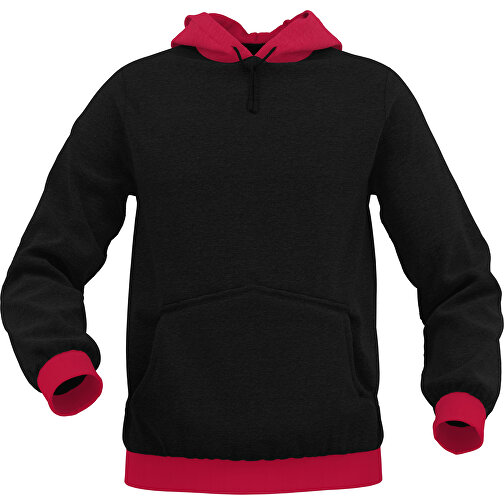 Hoodie Urban - Inkl. Individueller Gestaltung , weinrot, 70% Baumwolle, 30 % Polyester, L, , Bild 1