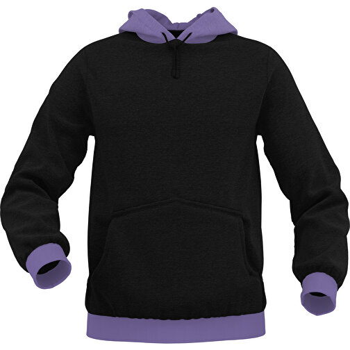 Hoodie Urban - Inkl. Individueller Gestaltung , dunkellila, 70% Baumwolle, 30 % Polyester, XL, , Bild 1