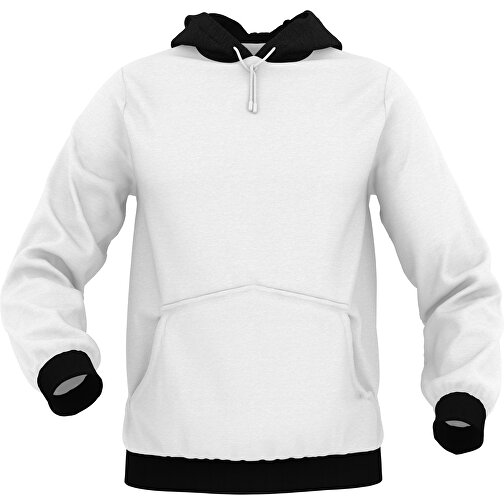 Hoodie Urban - Inkl. Individueller Gestaltung , schwarz, 70% Baumwolle, 30 % Polyester, M, , Bild 1