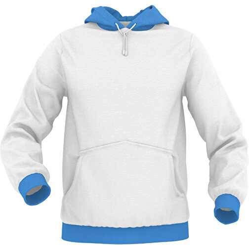 Hoodie Urban - Inkl. Individueller Gestaltung , royalblau, 70% Baumwolle, 30 % Polyester, L, , Bild 1