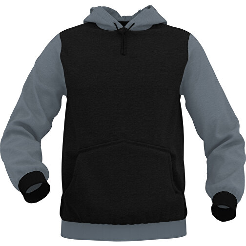 Hoodie Urban - Inkl. Individueller Gestaltung , grau, 70% Baumwolle, 30 % Polyester, M, , Bild 1