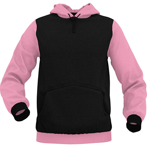 Hoodie Urban - Inkl. Individueller Gestaltung , hellrosa, 70% Baumwolle, 30 % Polyester, M, , Bild 1