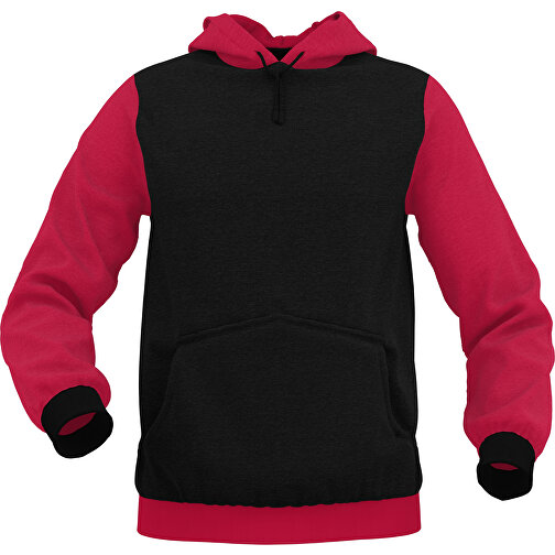 Hoodie Urban - Inkl. Individueller Gestaltung , weinrot, 70% Baumwolle, 30 % Polyester, XXL, , Bild 1