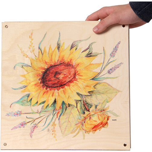 Gigantyczna prasa do kwiatów kolorowa 30 x 30 cm, Obraz 3