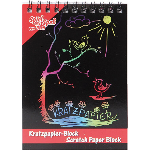Kratzpapier Block Din A 6 (10 Blatt) , , 14,80cm x 1,00cm x 10,50cm (Länge x Höhe x Breite), Bild 1