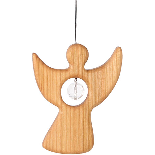 Wooden Hanger Angel lille med krystal, Billede 1