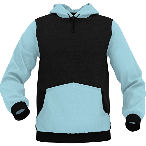 Hoodie Urban - Inkl. Individueller Gestaltung , zartblau, 70% Baumwolle, 30 % Polyester, XL, , Bild 1