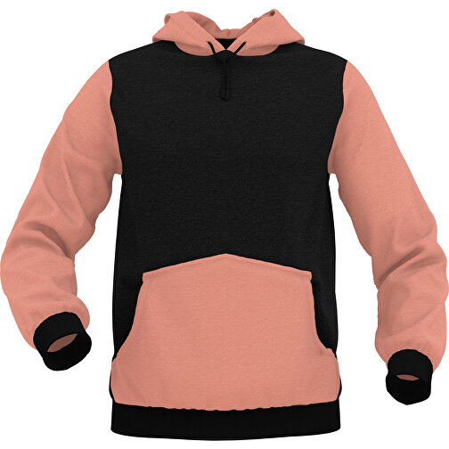 Hoodie Urban - Inkl. Individueller Gestaltung , zartorange, 70% Baumwolle, 30 % Polyester, M, , Bild 1