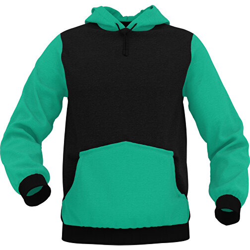 Hoodie Urban - Inkl. Individueller Gestaltung , grün, 70% Baumwolle, 30 % Polyester, M, , Bild 1